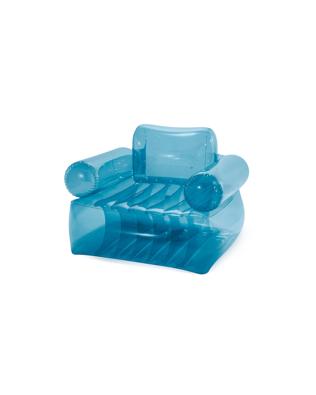 Transparent Armchair Inflatable Lounge Chair - Blue - INTEX
