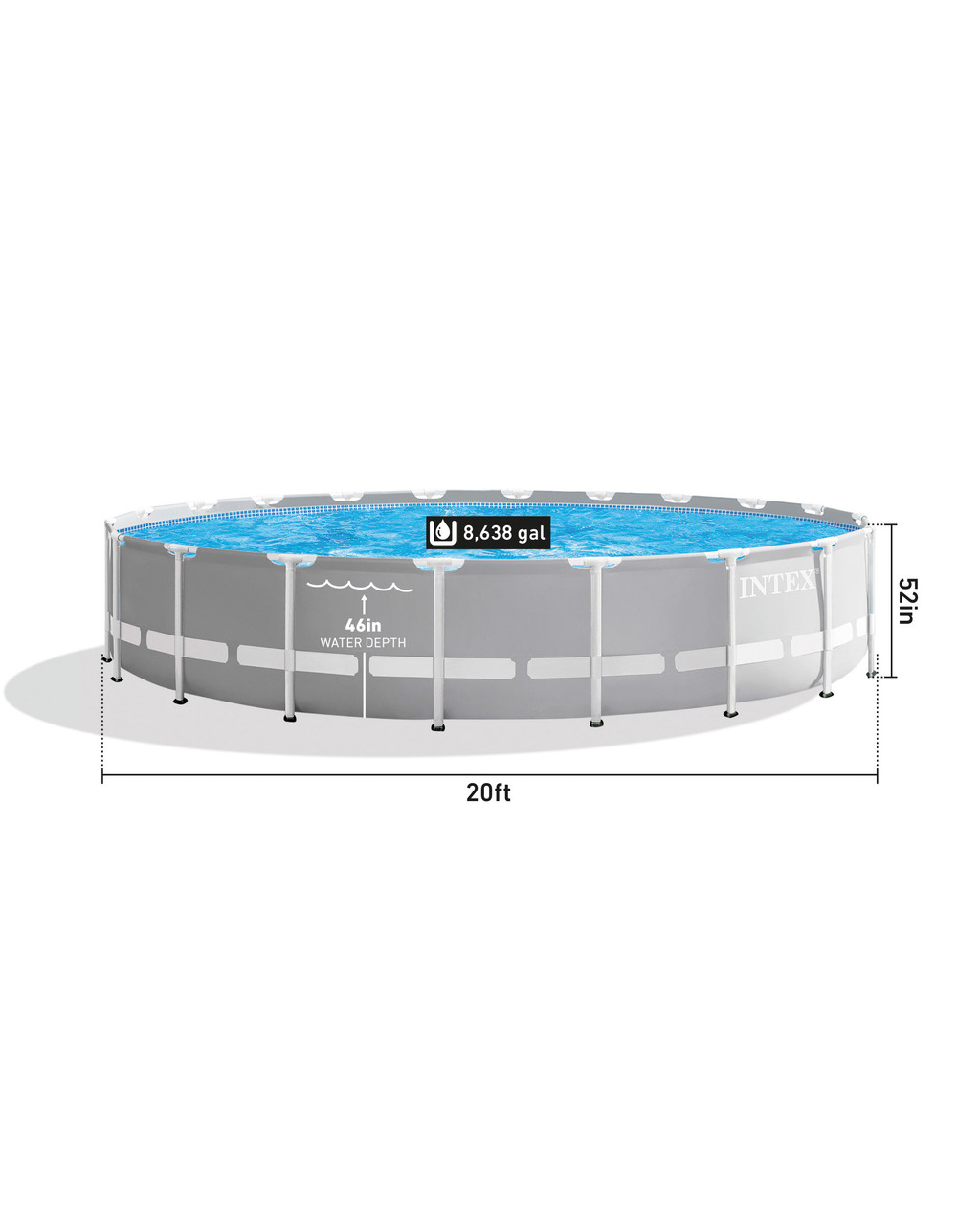 Above Ground Pools 20x52