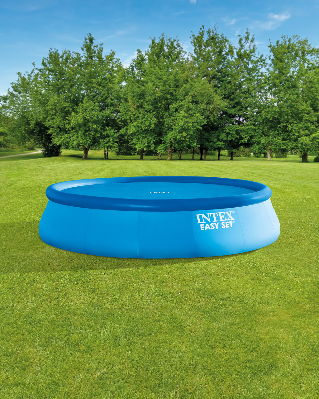 Solar Pool Cover For 16' Round Swimming Pools - INTEX