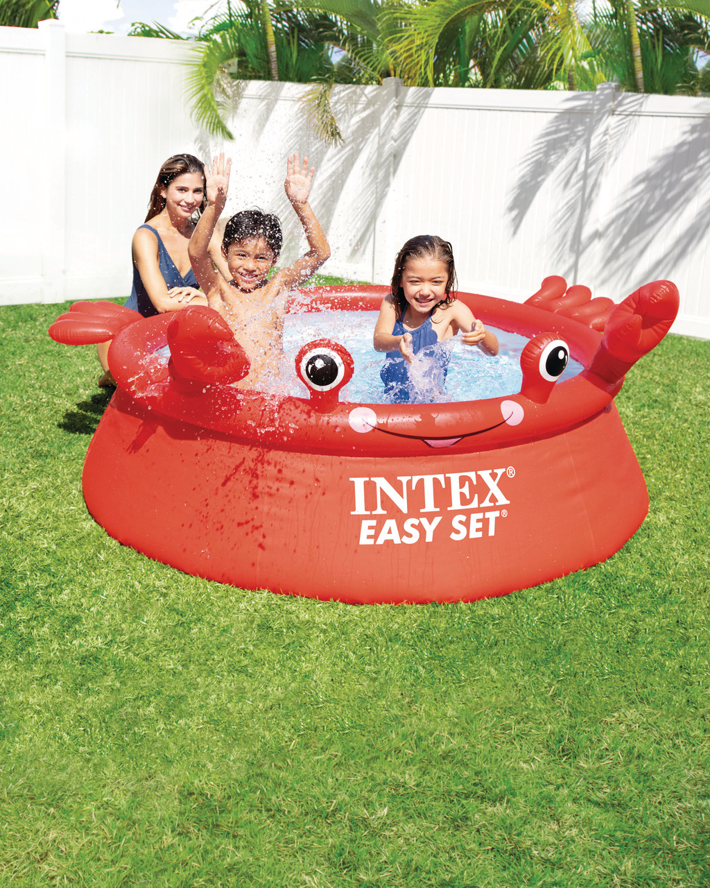 Easy Set® Happy Crab Inflatable Pool - INTEX